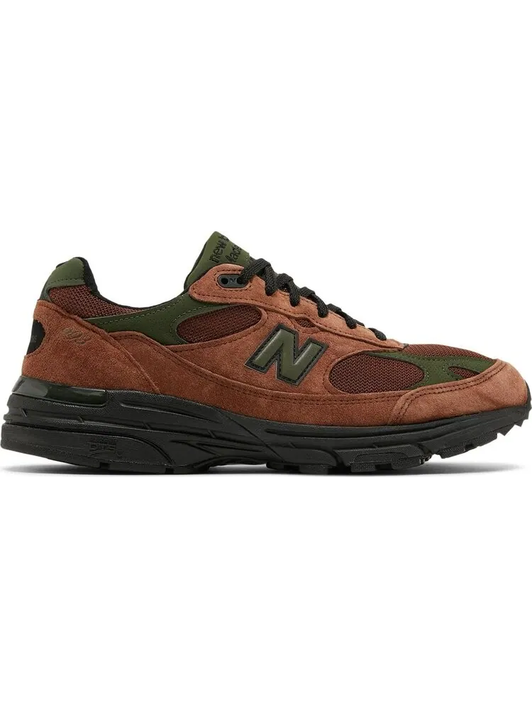 Кроссовки New Balance Aimé Leon Dore x 993 Made in USA 'Beef & Broccoli' — изображение 1 из 8, коричневый