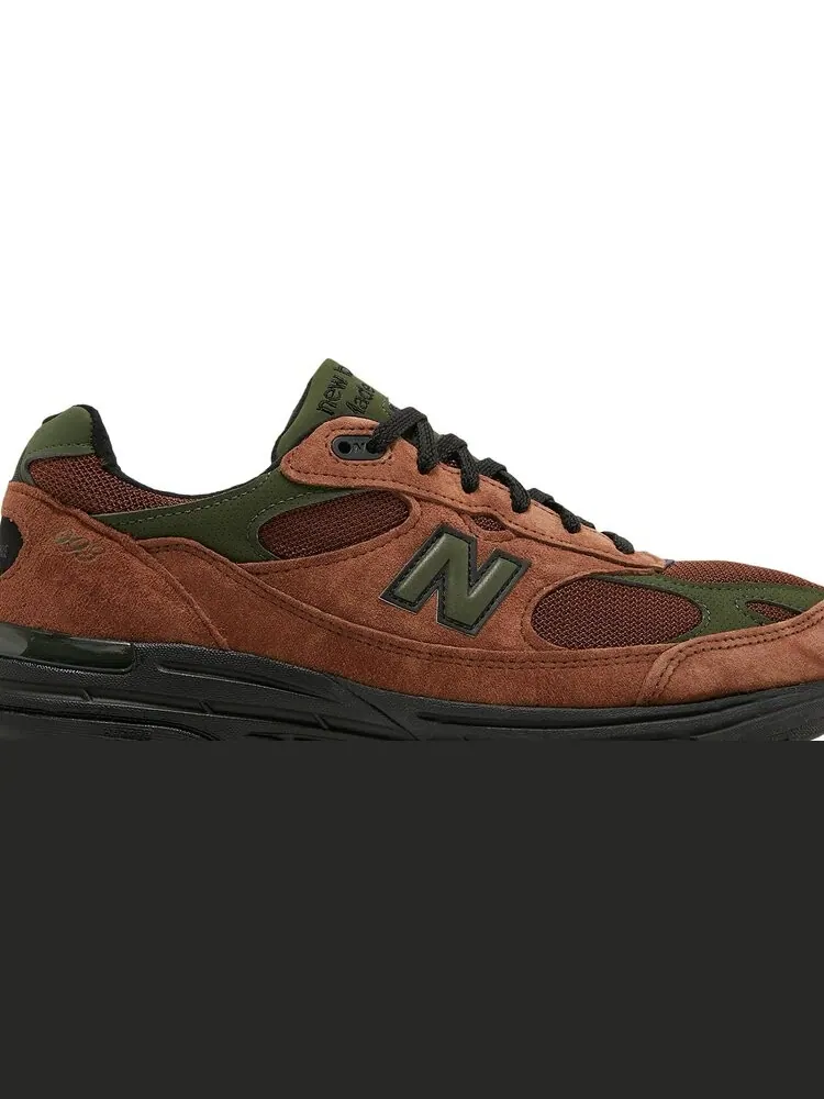 Кроссовки New Balance Aimé Leon Dore x 993 Made in USA 'Beef & Broccoli' — изображение 2 из 8, коричневый
