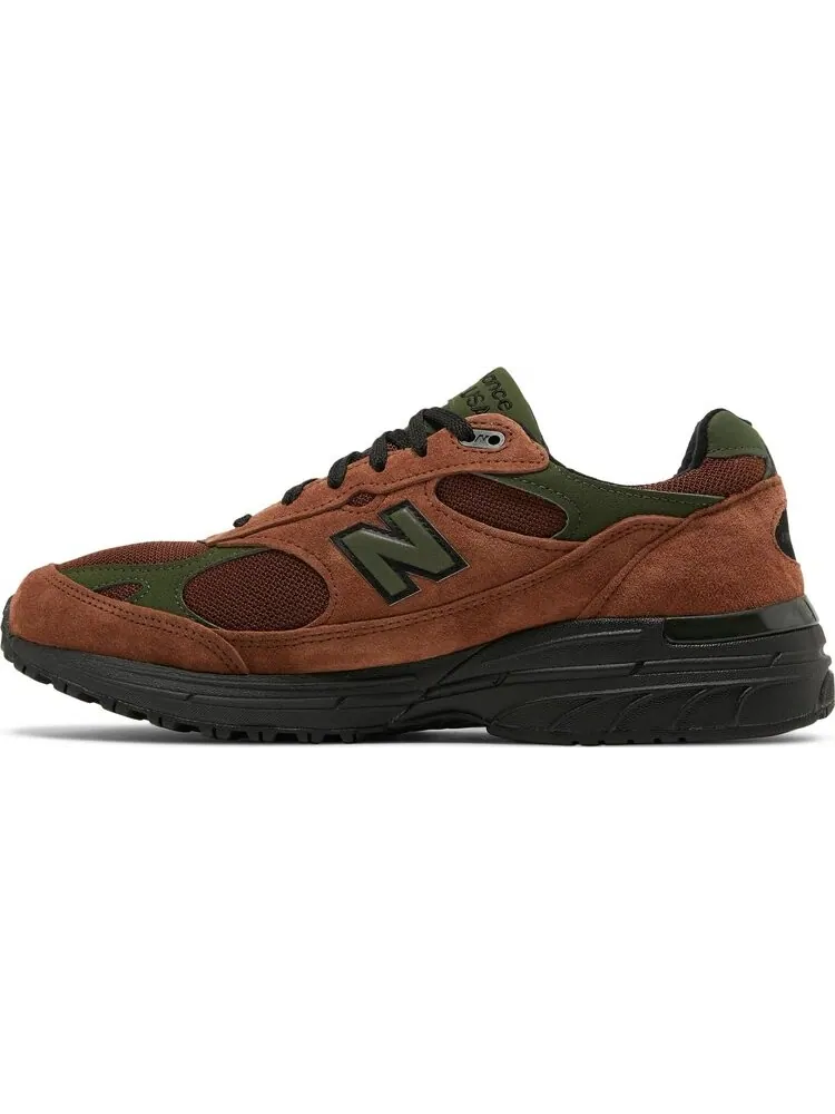Кроссовки New Balance Aimé Leon Dore x 993 Made in USA 'Beef & Broccoli' — изображение 3 из 8, коричневый
