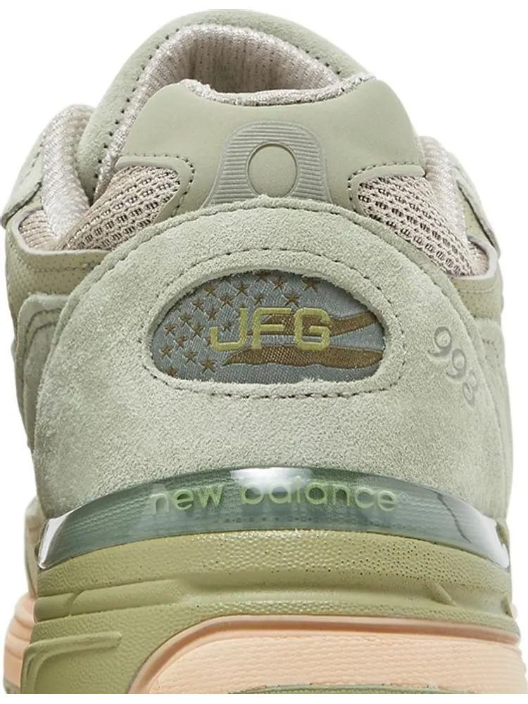 Кроссовки New Balance Joe Freshgoods x 993 Made in USA 'Performance Art - Sage' — изображение 7 из 8, зеленый