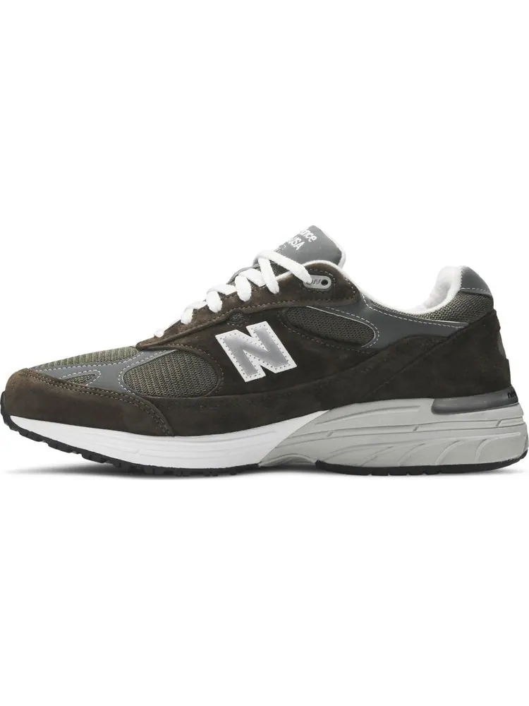 Кроссовки New Balance 993 Made in USA 'Military Green' — изображение 3 из 8, зеленый