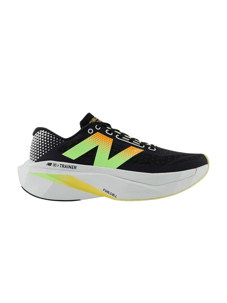 Кроссовки FuelCell SuperComp Trainer v3 'Black Bleached Lime Glo' — изображение 1 из 1, черный