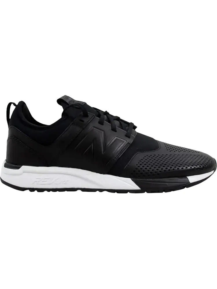 Кроссовки New Balance 247 Leather 'Black' — изображение 1 из 1, черный