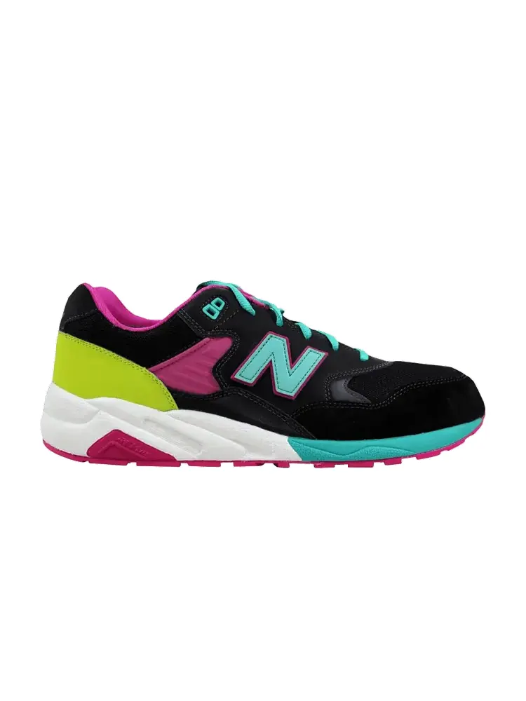 Кроссовки New Balance 580 'Black Blue Purple' — изображение 1 из 1, черный/синий-фиолетовый