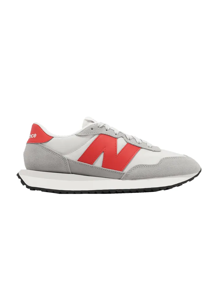 Кроссовки New Balance 237 'Concrete True Red' — изображение 1 из 1, серый/красный