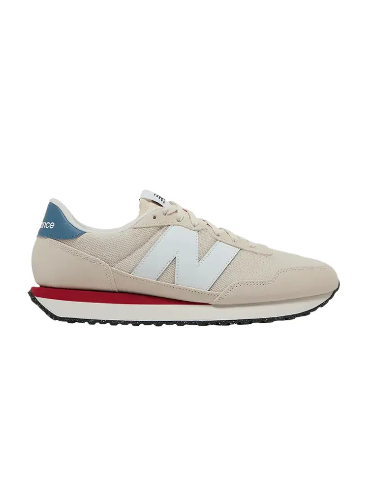 Кроссовки New Balance 237 'Linen Elemental Blue Red' — изображение 1 из 9, белый/синий