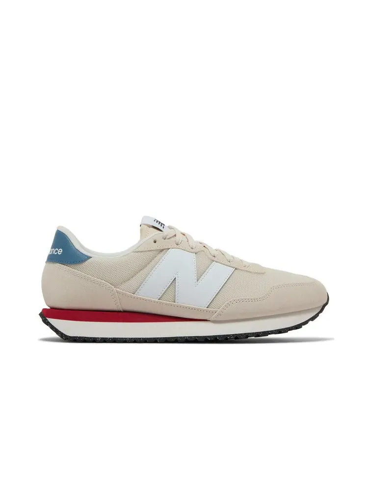 Кроссовки New Balance 237 'Linen Elemental Blue Red' — изображение 2 из 9, белый/синий