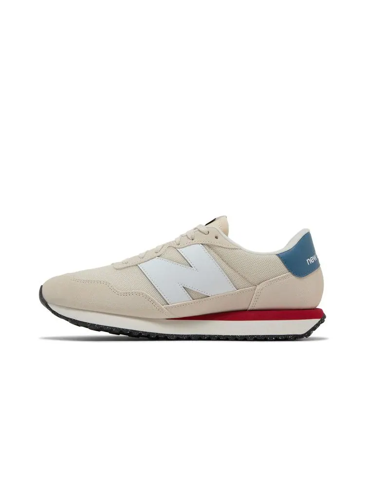 Кроссовки New Balance 237 'Linen Elemental Blue Red' — изображение 4 из 9, белый/синий
