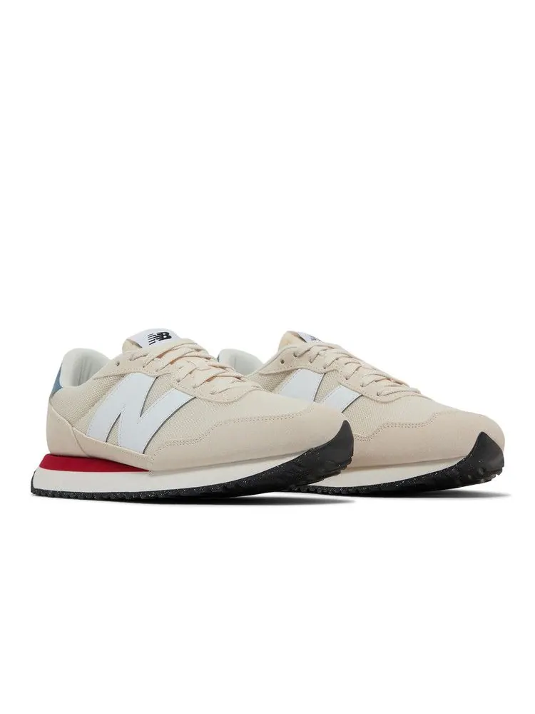 Кроссовки New Balance 237 'Linen Elemental Blue Red' — изображение 9 из 9, белый/синий