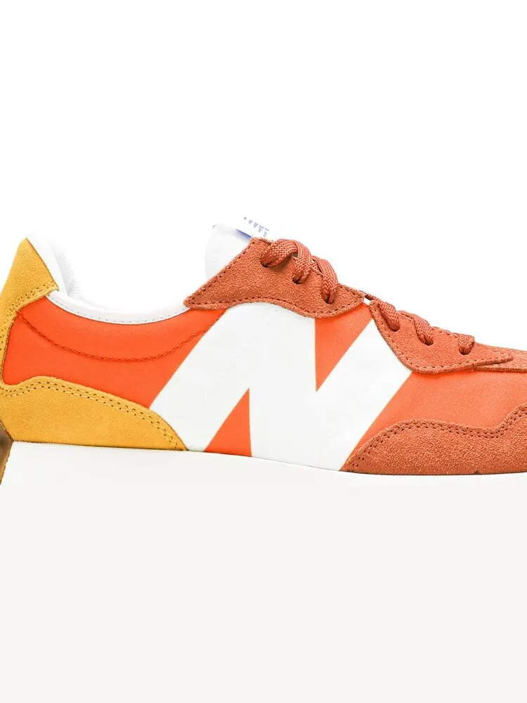 Кроссовки New Balance 327 'Varsity Orange' — изображение 2 из 8, оранжевый