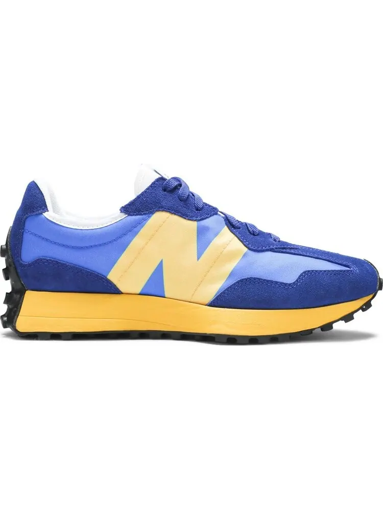 Кроссовки New Balance 327 'Marine Blue Yellow' — изображение 1 из 8, синий
