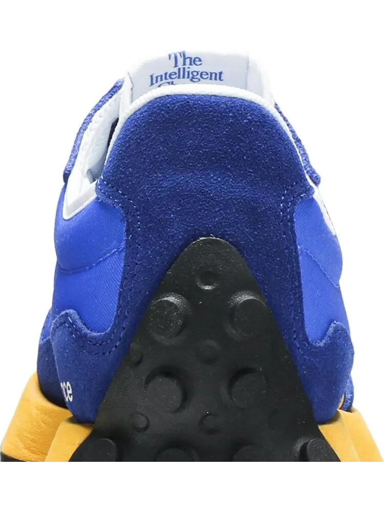 Кроссовки New Balance 327 'Marine Blue Yellow' — изображение 7 из 8, синий