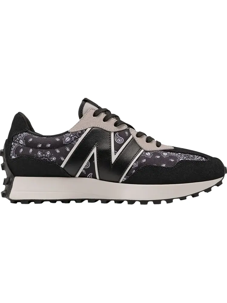 Кроссовки New Balance 327 'Paisley Pack - Black White' — изображение 1 из 1, черный