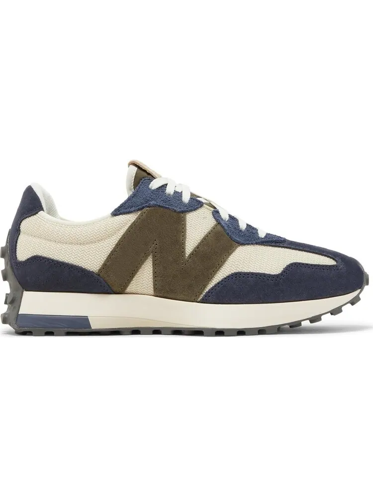 Кроссовки New Balance 327 'Beige Navy' — изображение 1 из 8, бежевый