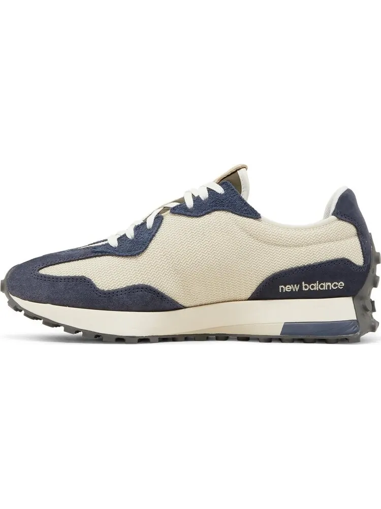 Кроссовки New Balance 327 'Beige Navy' — изображение 3 из 8, бежевый