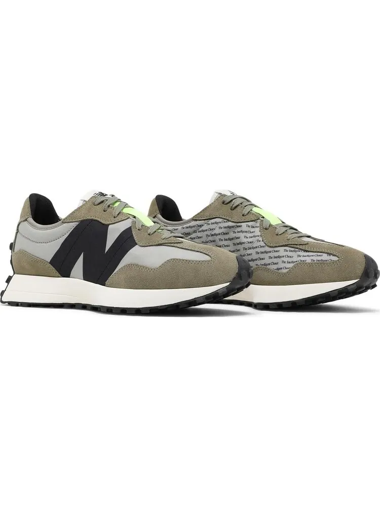 Кроссовки New Balance 327 'Aluminum Covert Green' — изображение 8 из 8, зеленый