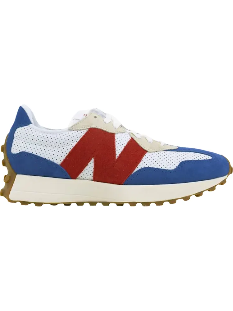 Лимитированные кроссовки New Balance 327 'White Blue Red' JD Exclusive — изображение 1 из 1, белый