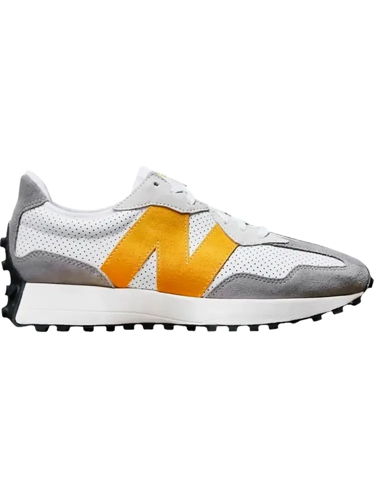 Кроссовки New Balance 327 'White Grey Yellow' JD Exclusive — изображение 1 из 1, белый
