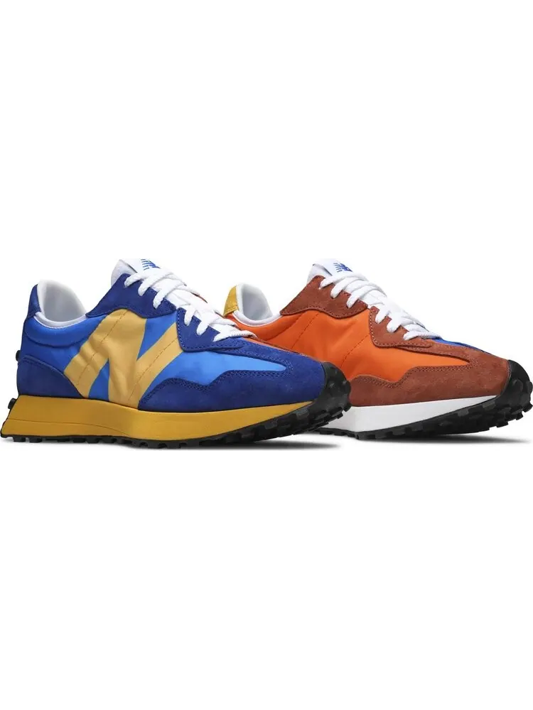 Кроссовки New Balance 327 'Marine Blue Orange' — изображение 8 из 8, синий