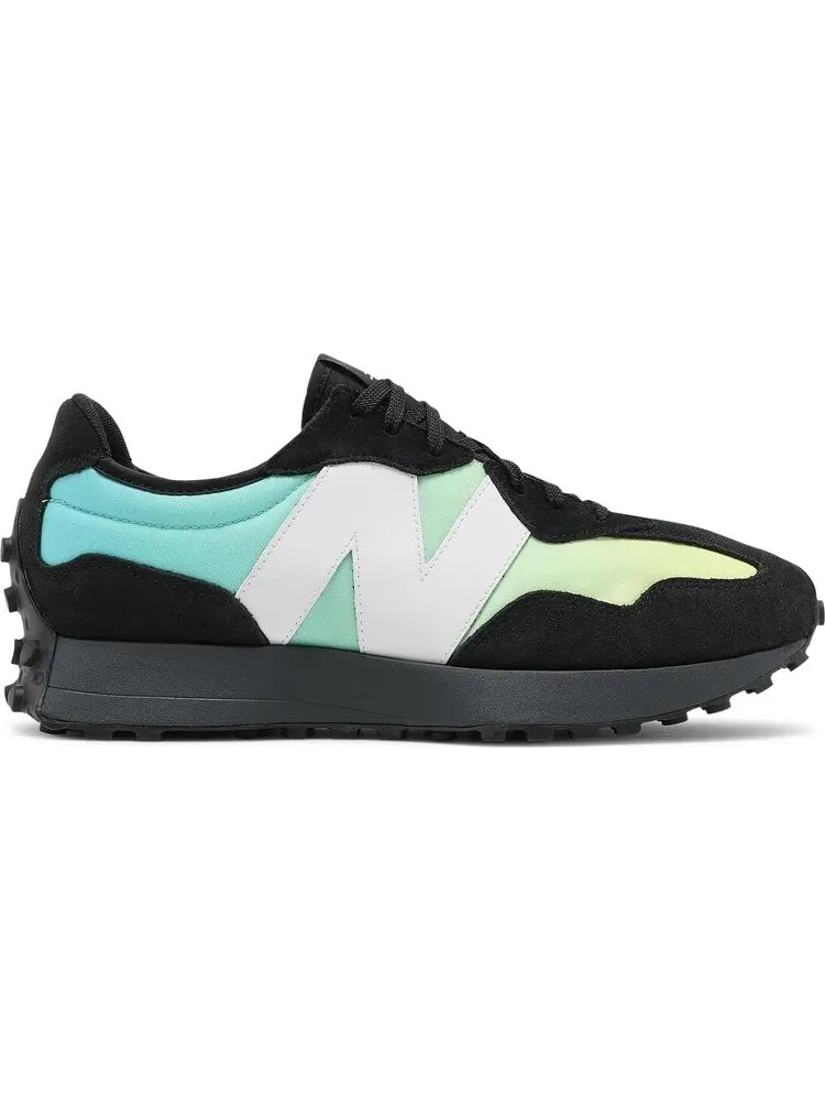 Кроссовки New Balance 327 'Summer Jade Black' — изображение 1 из 8, зеленый