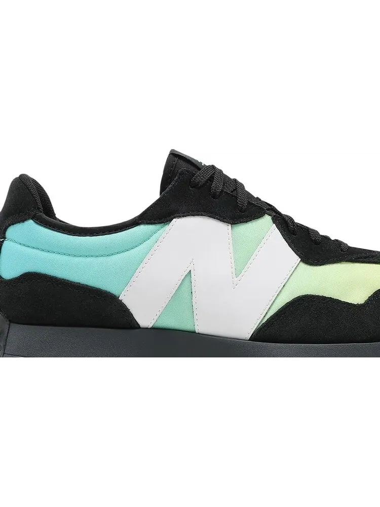 Кроссовки New Balance 327 'Summer Jade Black' — изображение 2 из 8, зеленый