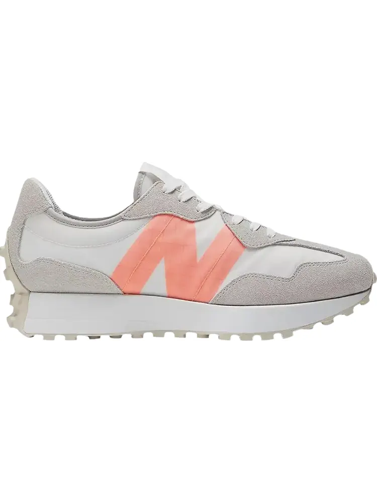 Кроссовки New Balance 327 'Rain Cloud Vibrant Orange' — изображение 1 из 1, белый