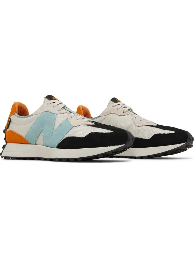 Кроссовки New Balance 327 'Moonbeam Madras Orange' — изображение 8 из 8, белый