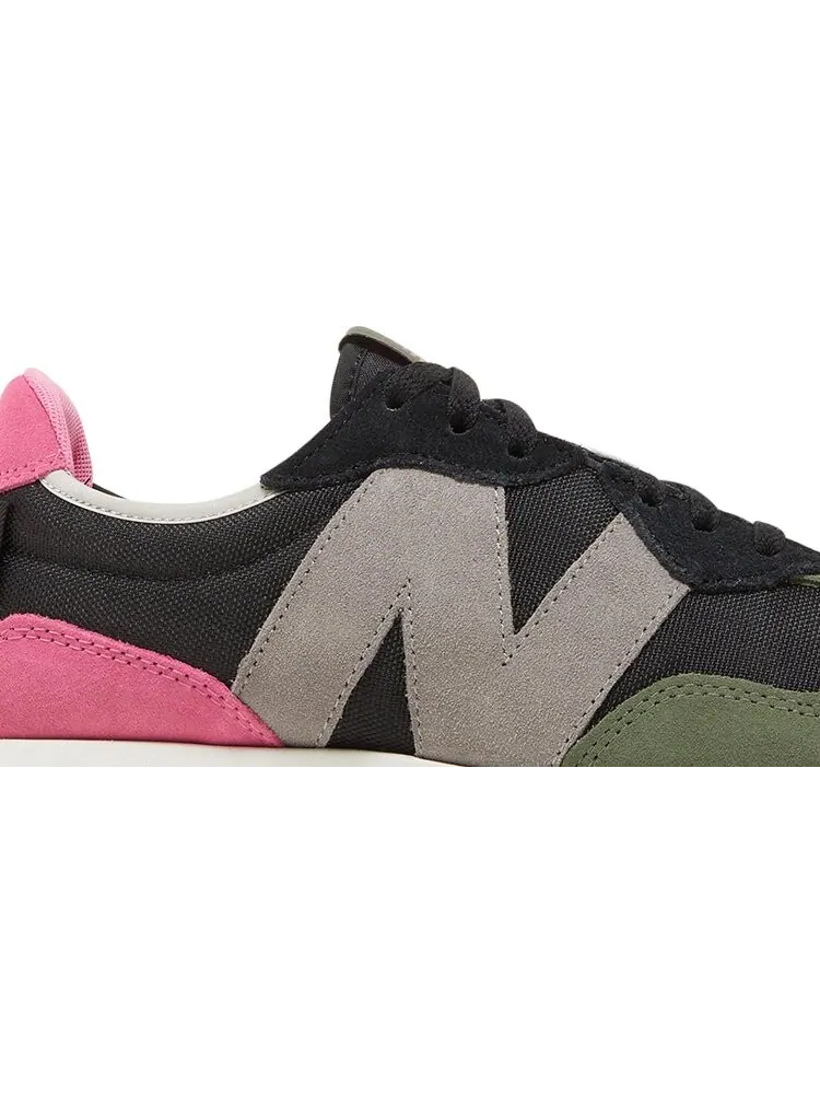 Кроссовки New Balance 327 'Black Pink Green' — изображение 2 из 8, черный