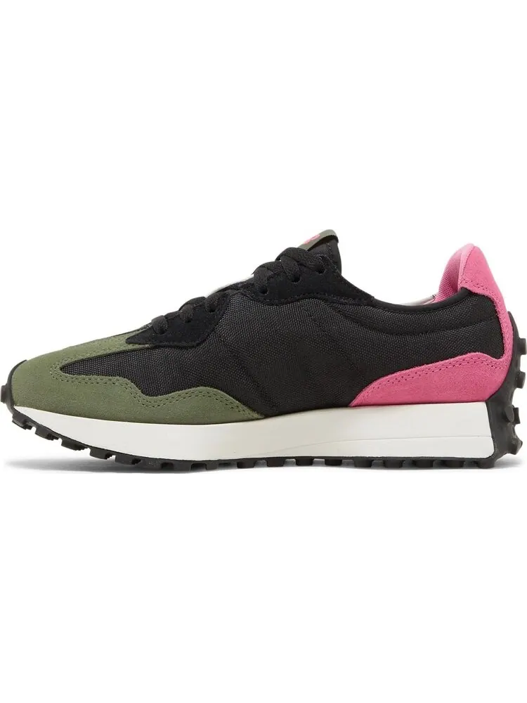 Кроссовки New Balance 327 'Black Pink Green' — изображение 3 из 8, черный