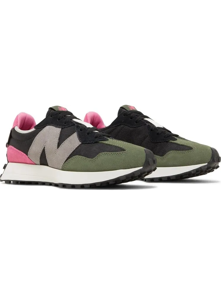 Кроссовки New Balance 327 'Black Pink Green' — изображение 8 из 8, черный