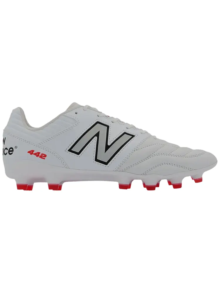 Кроссовки New Balance 442v2 Pro HG Wide 'White Black Red' — изображение 1 из 1, белый черный красный