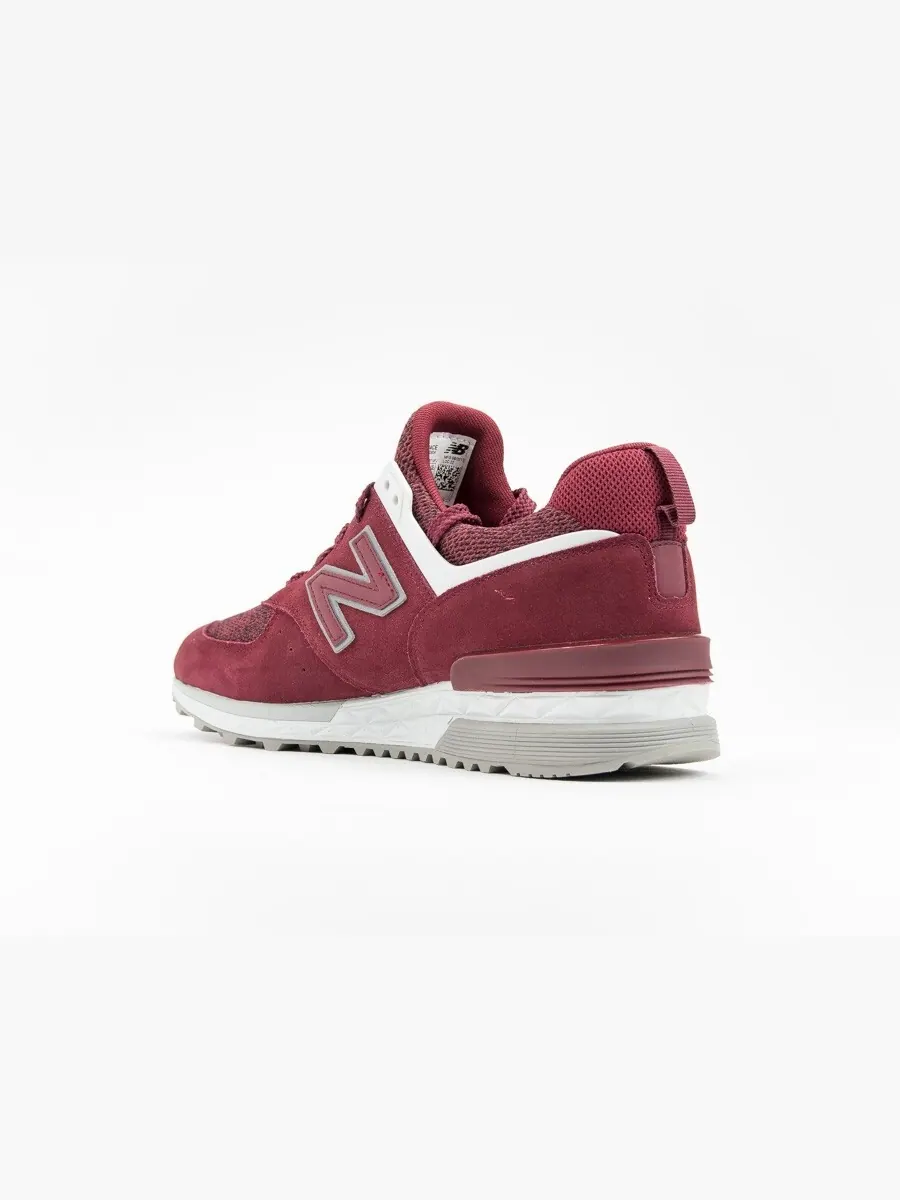 Кроссовки New Balance 574 Sport, бордовые — изображение 5 из 6