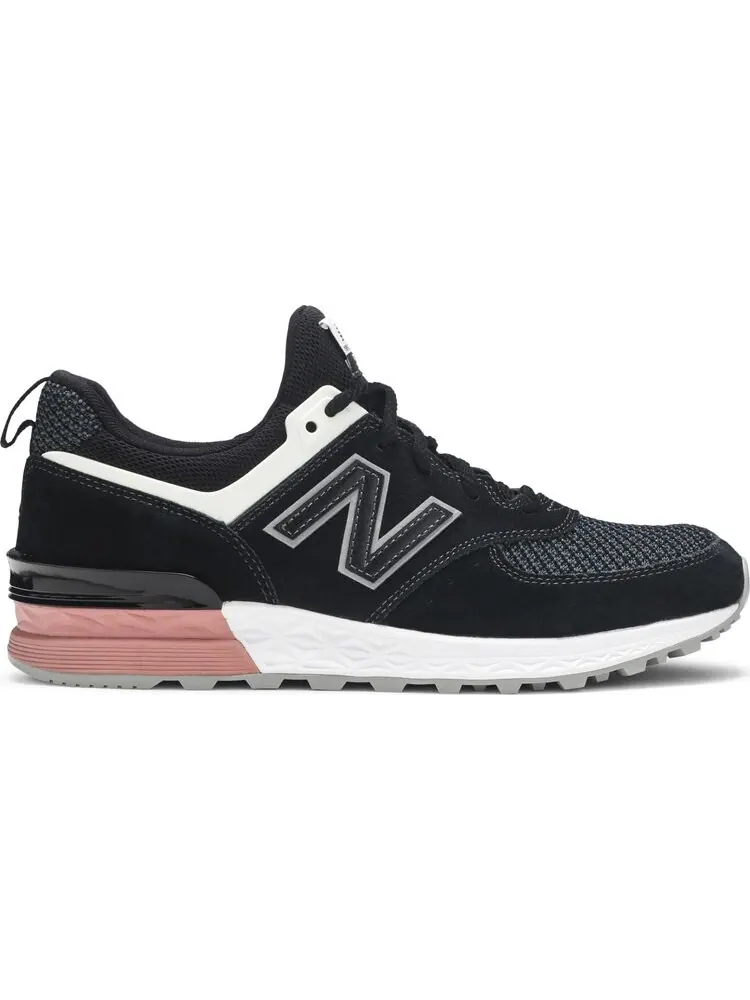 Кроссовки New Balance 574 Sport — изображение 1 из 8, черный/белый/розовый