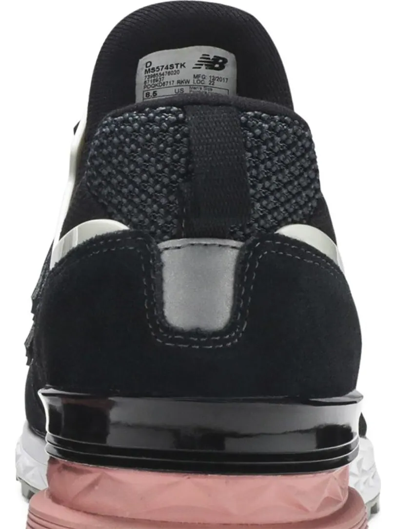 Кроссовки New Balance 574 Sport — изображение 7 из 8, черный/белый/розовый