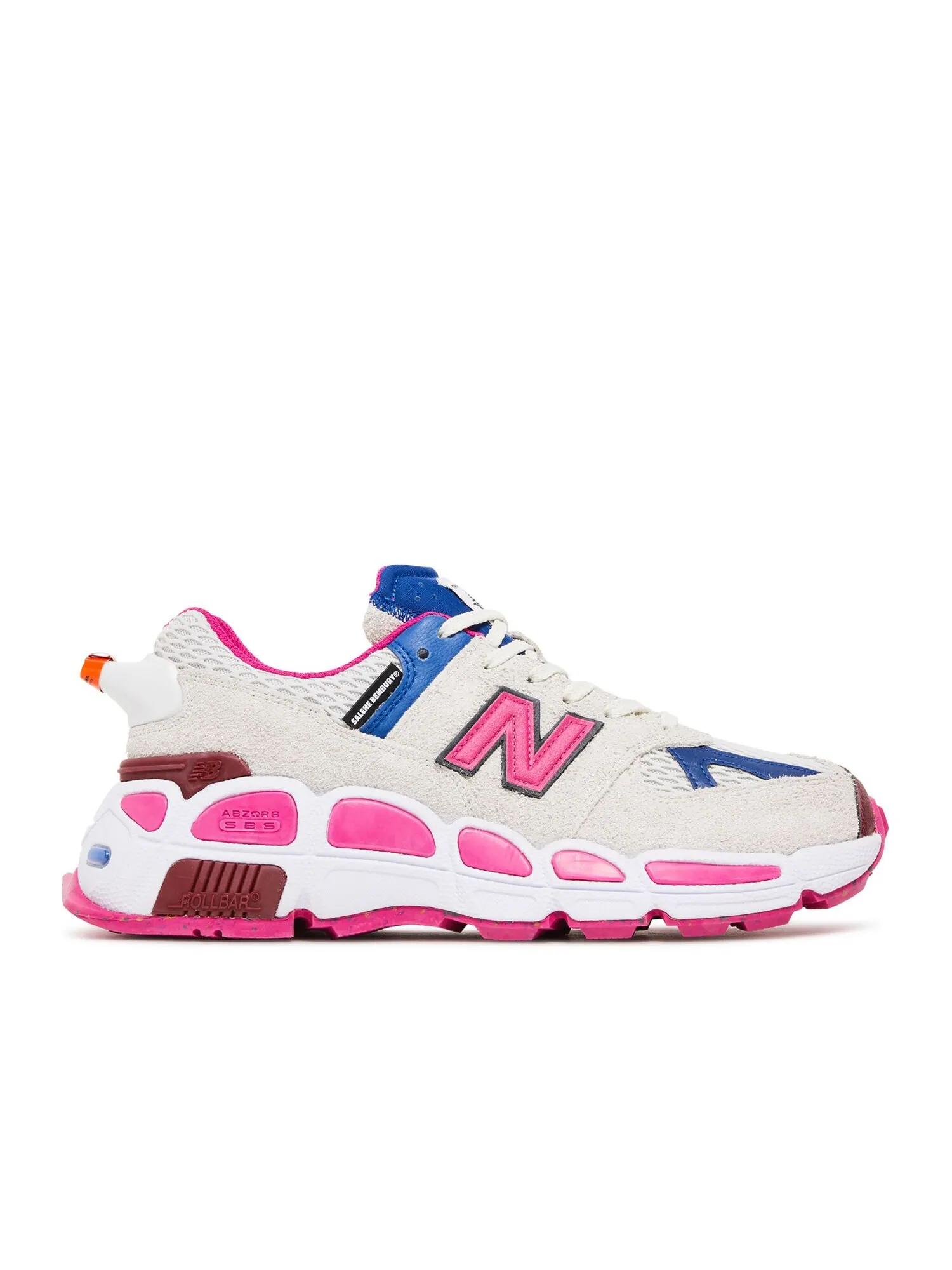 Кроссовки New Balance х Salehe Bembury 574 Yurt — изображение 1 из 4, кремовый/розовый