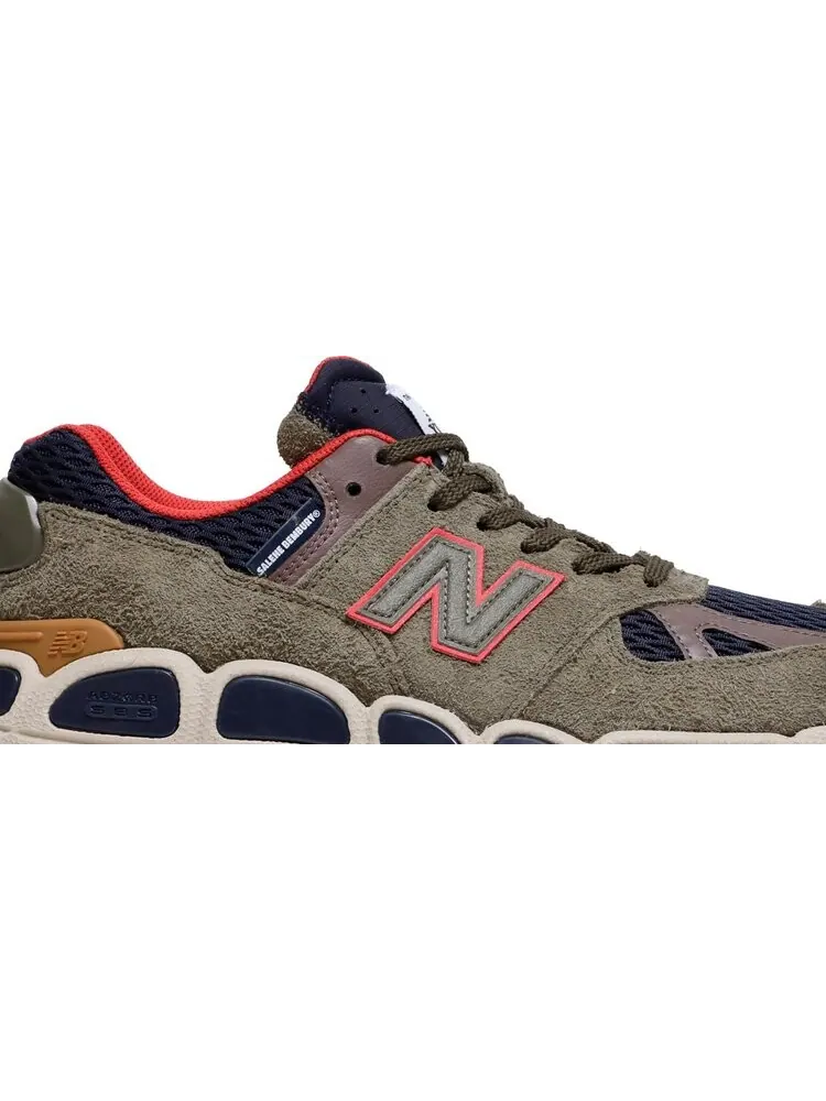 Кроссовки New Balance х Salehe Bembury 574 Yurt — изображение 2 из 8, серо-зеленый/черный