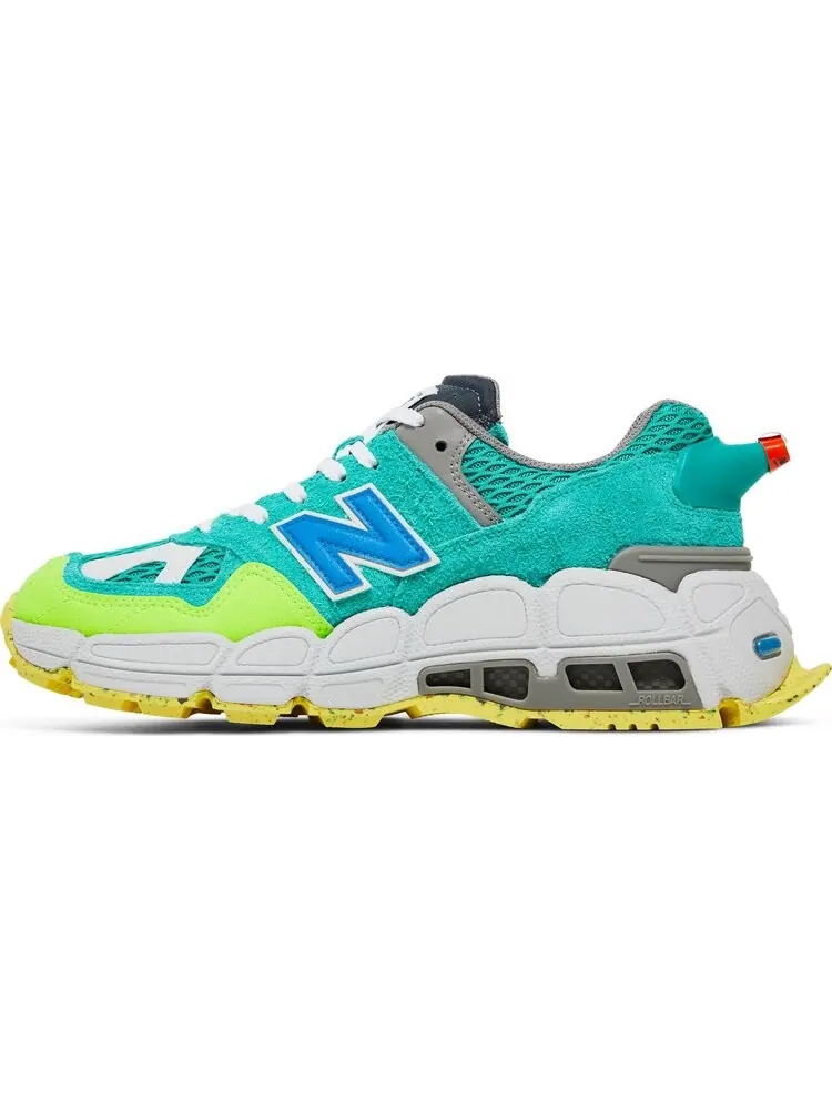 Кроссовки New Balance х Salehe Bembury 574 Yurt — изображение 3 из 10, изумрудный/серый