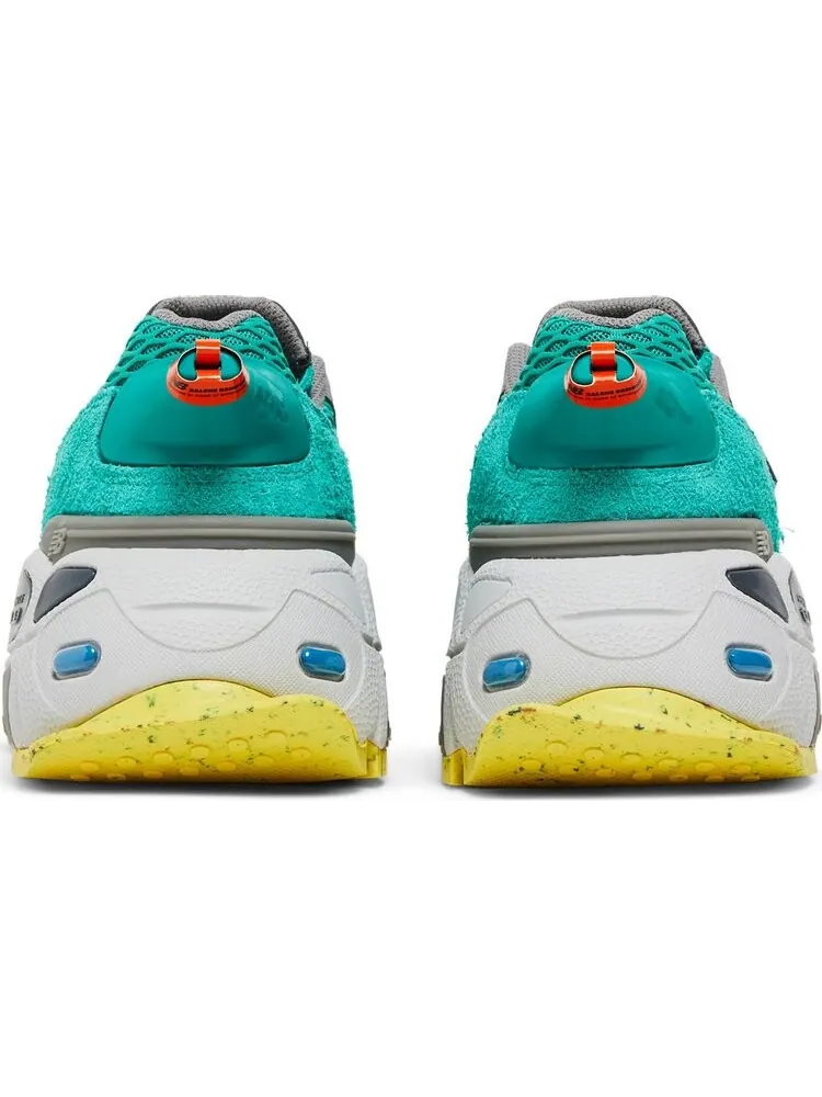 Кроссовки New Balance х Salehe Bembury 574 Yurt — изображение 6 из 10, изумрудный/серый