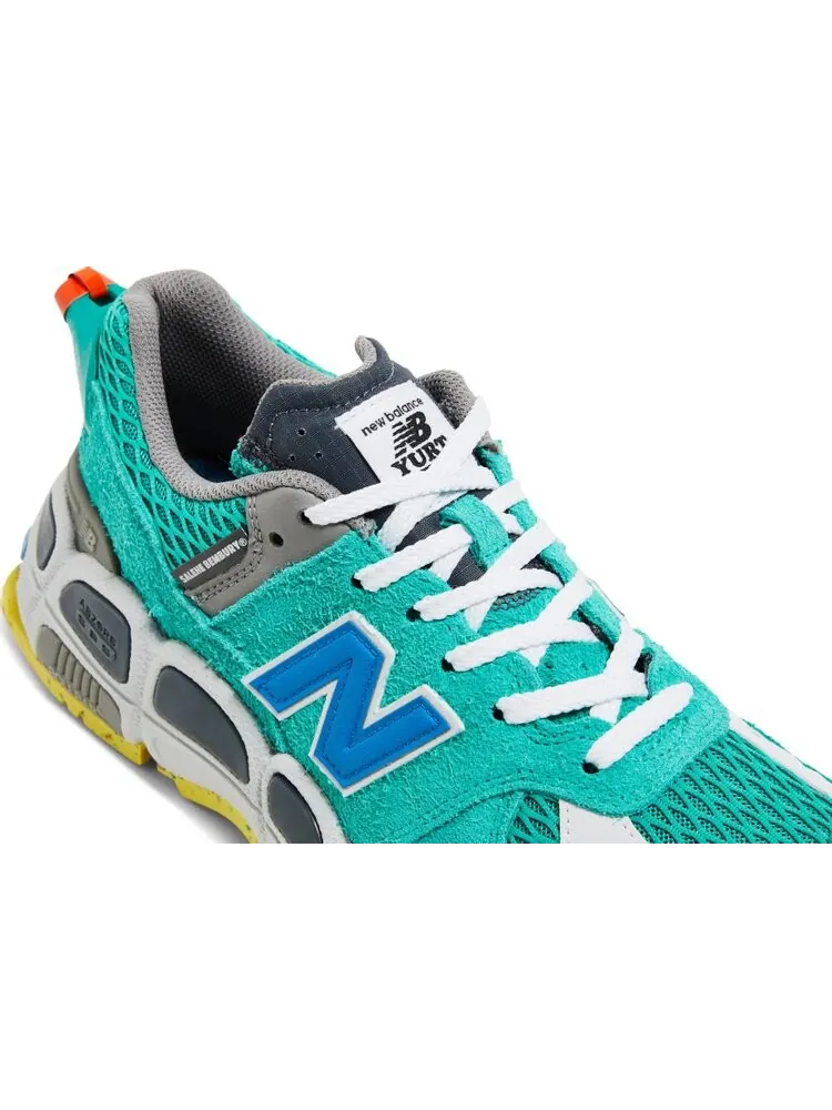 Кроссовки New Balance х Salehe Bembury 574 Yurt — изображение 9 из 10, изумрудный/серый