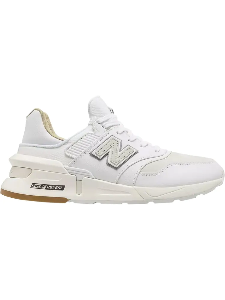 Кроссовки New Balance 997S 'White Saffiano Leather' — изображение 1 из 1, белый