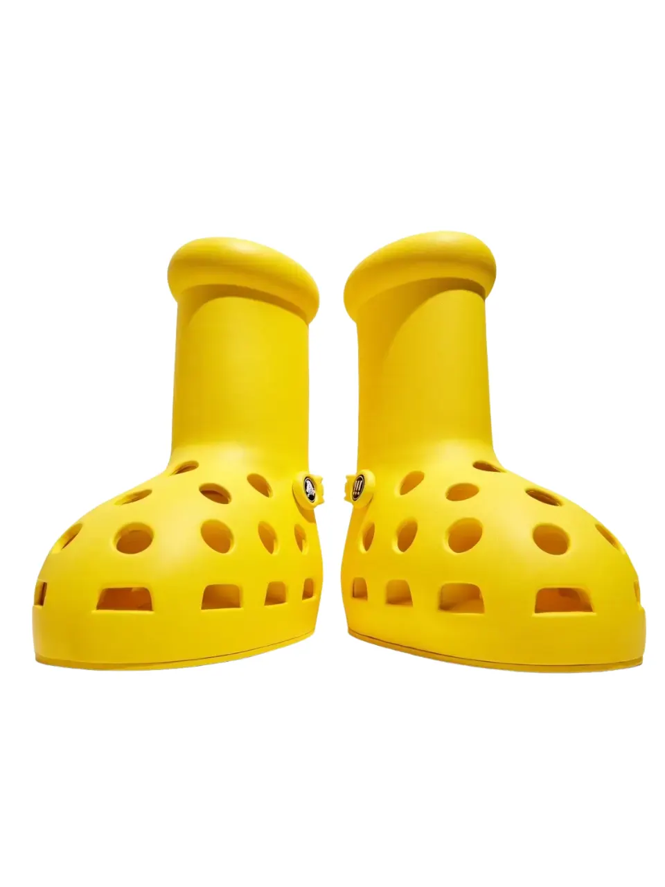 Сапоги женские Crocs x MSCHF Big Red с вентиляционными отверстиями — изображение 7 из 10, желтый