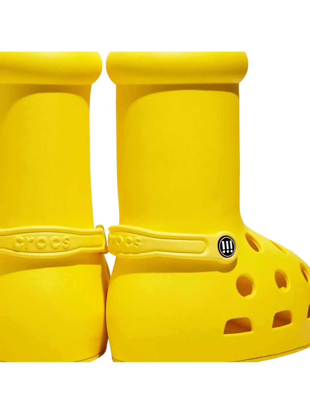Сапоги женские Crocs x MSCHF Big Red с вентиляционными отверстиями — изображение 10 из 10, желтый