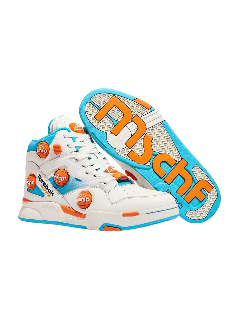Кроссовки MSCHF x Reebok Omni Zone IX — изображение 2 из 6, белый