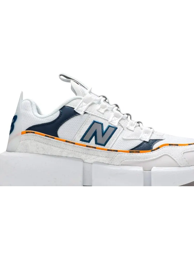 Кроссовки New Balance Jaden Smith x Vision Racer 'White Navy' — изображение 2 из 8, белый