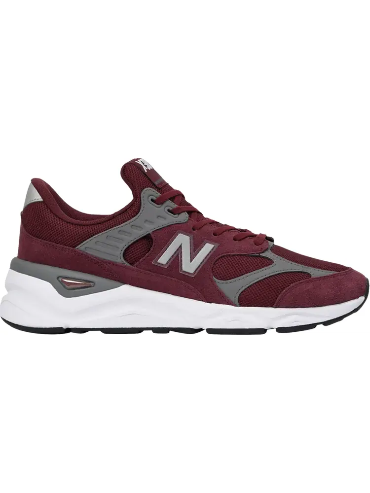 Кроссовки New Balance X-90 — изображение 1 из 1, бордовый/серый