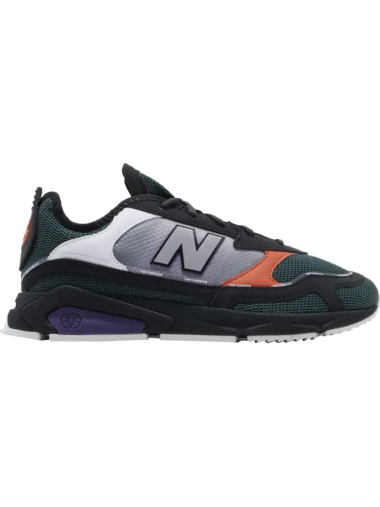 Кроссовки New Balance X-Racer 'Black Green' — изображение 1 из 1, черный