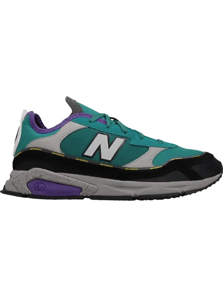 Кроссовки New Balance X-Racer 'Green Grey Purple' — изображение 1 из 1, зеленый