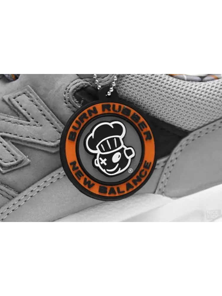 Кроссовки New Balance Burn Rubber x 580 — изображение 5 из 7, серый