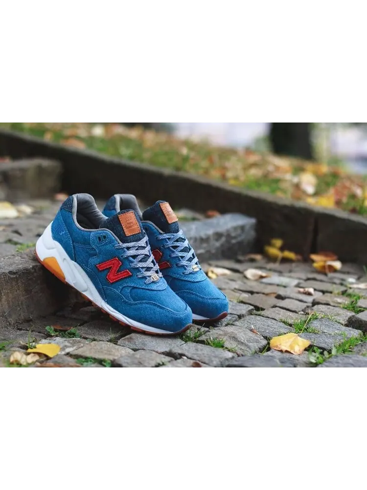 Кроссовки New Balance Capsule x 580 'Canadian Tuxedo' — изображение 2 из 6, синий