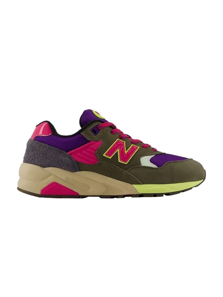 Кроссовки New Balance 580 'Patent Pack - Olive' — изображение 1 из 1, зеленый